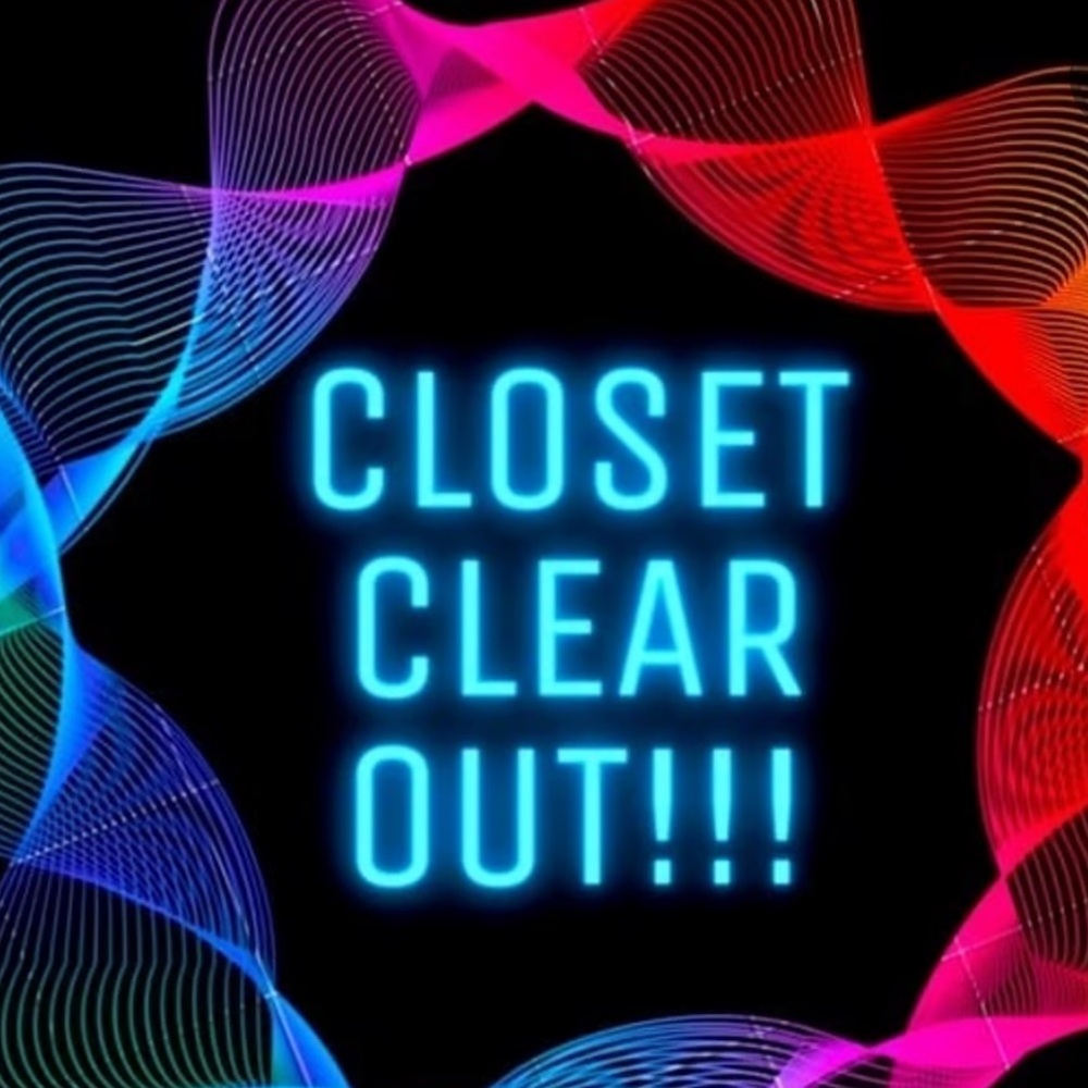 DOWNSIZING MY CLOSET, send offers!